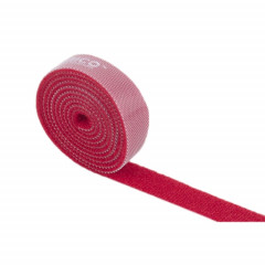 ORICO CBT-1S 1m Réutilisable et divisible Crochets et boucles de câble de boucle (rouge)