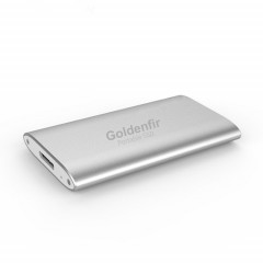 Disque SSD portable Goldenfir NGFF vers Micro USB 3.0, capacité: 128 Go (argent)