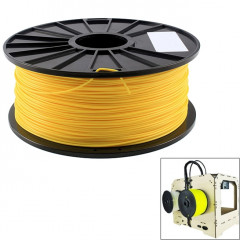 Filaments d'imprimante 3D fluorescents d'ABS 3.0 millimètres, environ 135m (jaune)