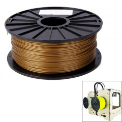 Filaments 3D pour imprimantes couleur série PLA 3,0 mm, environ 115 m (or)