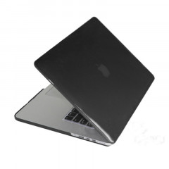 Étui de protection en cristal dur pour Macbook Pro Retina 15,4 pouces (noir)