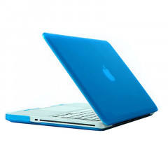 Boîtier de protection en plastique dur givré pour Macbook Pro 13,3 pouces (Bleu bébé)
