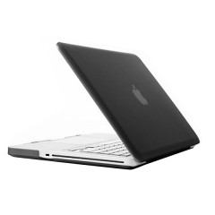 Étui de protection dur givré pour Macbook Pro 15,4 pouces (A1286) (Noir)