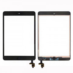 Écran tactile en verre de numériseur + Puce IC + Assemblage de contrôle Flex pour iPad mini et iPad mini 2 (Noir)