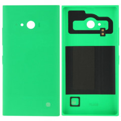 Couverture arrière de remplacement de batterie en plastique de couleur unie pour Nokia Lumia 730 (vert)