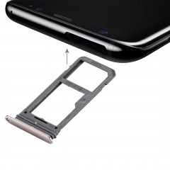 iPartsAcheter pour Samsung Galaxy S8 Carte SIM + Plateau Micro SD / Carte SIM (Or)