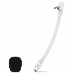 Tête de microphone ZS0186 pour microphone antibruit Logitech ASTRO A40 (blanc)