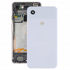 Cache arrière de la batterie avec objectif de l'appareil photo et touches latérales pour Google Pixel 3a XL (blanc)