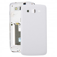 iPartsAcheter pour Samsung Galaxy Grand 2 / G7102 Couverture Arrière de la Batterie (Blanc)
