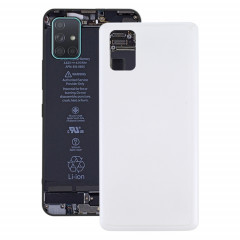 Pour le couvercle arrière de la batterie Samsung Galaxy M51 (blanc)