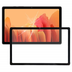 Pour Samsung Galaxy Tab A7 10.4 (2020) SM-T500/T505 Lentille extérieure en verre d'écran avant avec adhésif optiquement transparent OCA (noir)