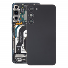 Pour Samsung Galaxy S23 + SM-S916B Couvercle arrière de batterie en verre OEM avec couvercle d'objectif d'appareil photo (noir)