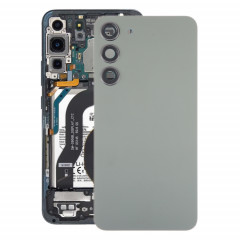 Pour Samsung Galaxy S23 + SM-S916B Couvercle arrière de batterie en verre OEM avec couvercle d'objectif d'appareil photo (vert)
