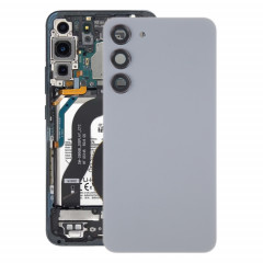 Pour Samsung Galaxy S23 + SM-S916B Couvercle arrière de batterie en verre OEM avec couvercle d'objectif d'appareil photo (gris)