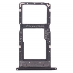 Plateau de carte SIM + plateau de carte SIM / plateau de carte micro SD pour Huawei P Smart (2019) (Noir)