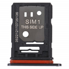 Pour TCL 10 Pro Plateau de carte SIM d'origine + plateau de carte SIM / Micro SD (noir)