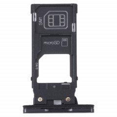 Pour Sony Xperia XZ2 Premium Plateau de carte SIM d'origine + Plateau de carte SIM / Micro SD (Noir)