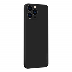 Pinwuyo Touching Series TPU en silicone liquide TPU antichoc pour iPhone 13 Pro (Noir)