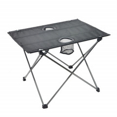 8249 Table de pique-nique en aluminium extérieure ultra léger (gris argenté)