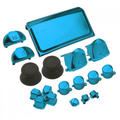 Bouton de galvanoplastie définie pour PS4 Slim (Bleu)
