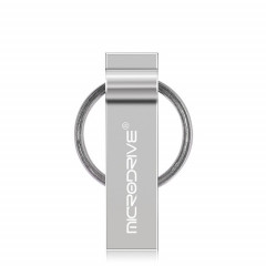 MicroDrive 32 Go USB 2.0 Metal Keychain U Disk (Gris)