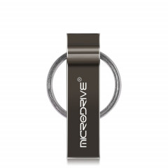 MicroDrive 64 Go USB 2.0 Metal Keychain U Disk (Noir)
