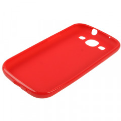 Coque en plastique flexible pour Samsung Galaxy SIII - Rouge