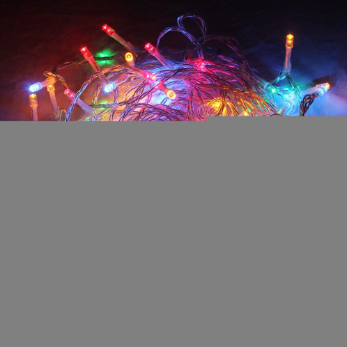 5m 50 LED RGB Lumière Batterie Lumière de décoration de cordes pour fête de noel S593683-00