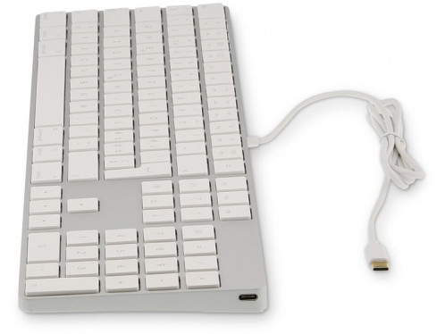 Clavier USB-C pour Mac AZERTY LMP KB-1843 Argent PENLMP0008-04