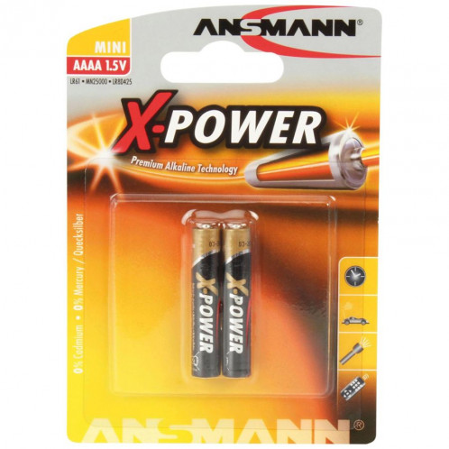 10x2 Ansmann Alcaline AAAA X-Power 1510-0005 275592-02