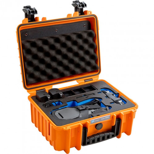 B&W Coffret drone Type 3000 orange pour DJI Mavic 3 695606-06