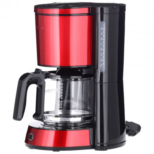 Severin KA 4817 Machine à café à filtre, rouge 786662-06