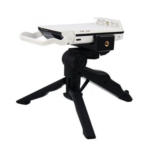 Portable Hand Grip / Mini Trépied Stand Curve avec clip droit pour GoPro HERO 4/3 / 3+ / SJ4000 / SJ5000 / SJ6000 Sports DV / Appareil photo numérique / iPhone, Galaxy et autres téléphones mobiles (jaune) SP499Y1-00