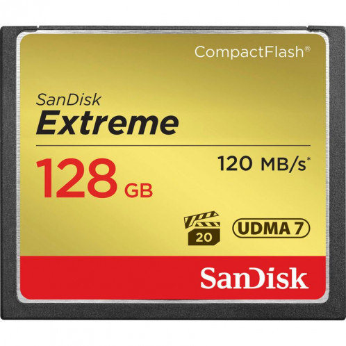 SanDisk Extreme CF 128GB 120MB/s UDMA7 SDCFXSB-128G-G46 723676-03