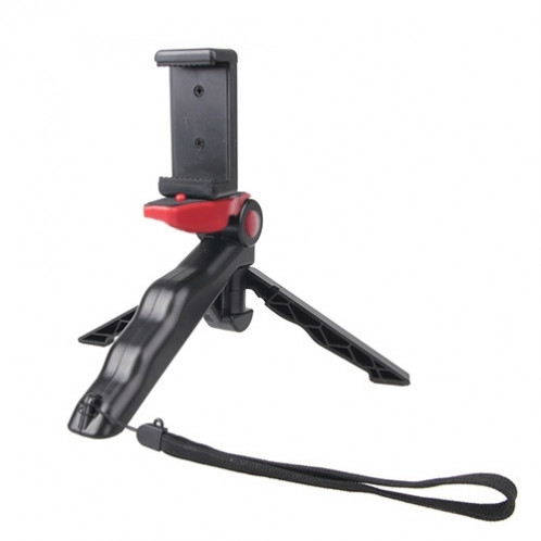 Grip portatif / mini trépied Steadicam Curve avec clip droit pour GoPro HERO 4/3 / 3+ / SJ4000 / SJ5000 / SJ6000 Sports DV / Appareil photo numérique / iPhone, Galaxy et autres téléphones mobiles (Rouge) SG499R8-00