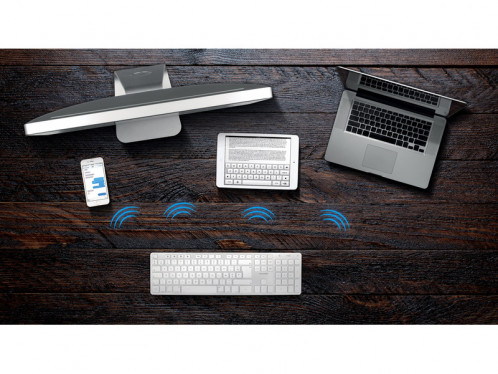 Novodio iSync Keyboard Clavier Mac Bluetooth multi-connexion AZERTY PENNVO0009-05