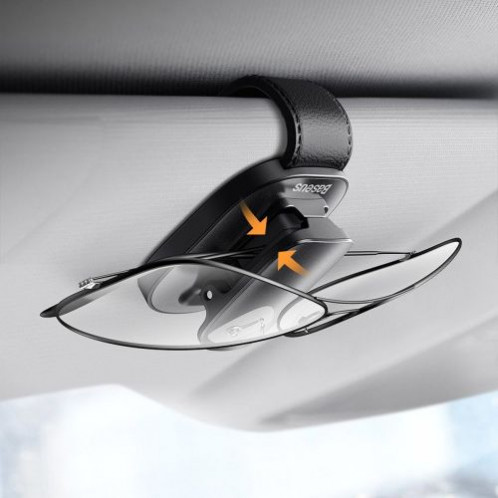 Baseus Car Tool Platinum Vehicle eyewear clip (Clamping type) Silver (ACYJN-B0S) DA420103-021