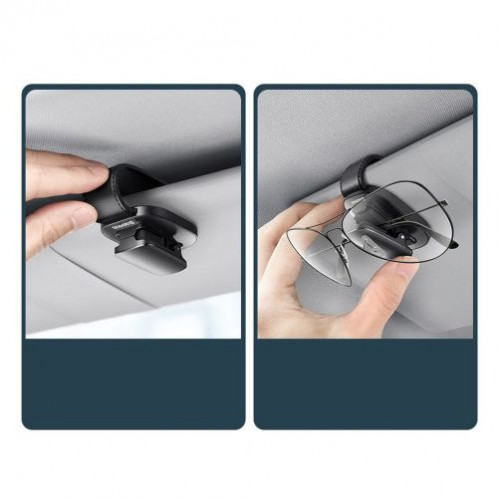 Baseus Car Tool Platinum Vehicle eyewear clip (Clamping type) Silver (ACYJN-B0S) DA420103-021