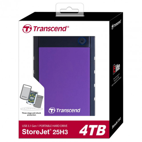 Transcend StoreJet 25H3 2,5 4TB USB 3.1 Gen 1 434723-04