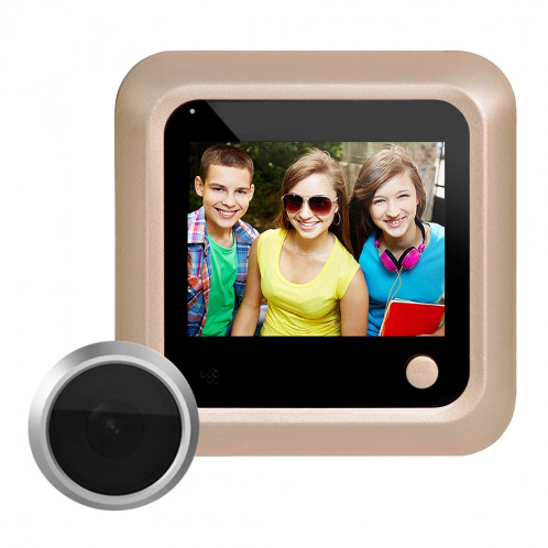 Danmini X5 2.4 pouces écran 2.0MP caméra de sécurité pas déranger Peephole Viewer, carte de soutien TF SH36921606-012