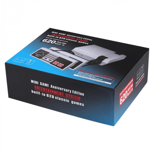 Mini console de jeu rétro classique pour TV, 620 jeux intégrés, prise US SH366D1627-07