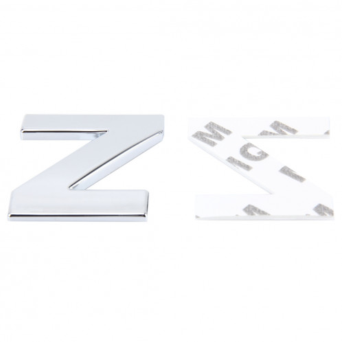 Autocollant autocollant autocollant 3D anglais lettre Z emblème de véhicule de voiture autocollant, taille: 4.5 * 4.5 * 0.5cm SH71AC474-05