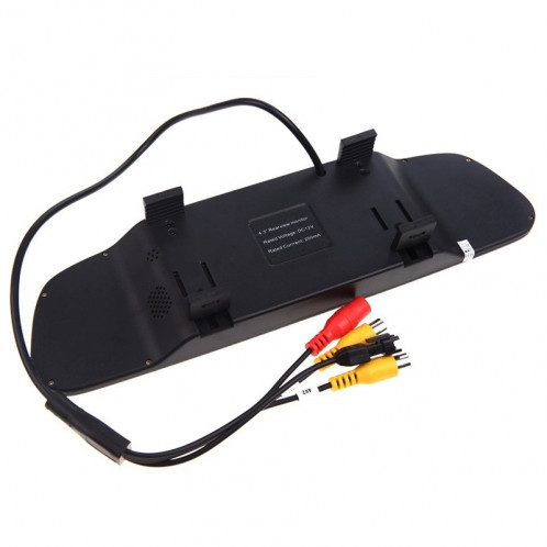 PZ-705 4,3 pouces TFT LCD Moniteur de rétroviseur de voiture pour les systèmes vidéo de stationnement de rétroviseur de voiture SH38591017-07