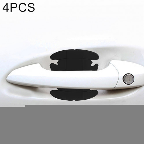 4 PCS Car-Styling Poignée de porte de voiture autocollant résistant aux rayures (noir) SH651B716-07