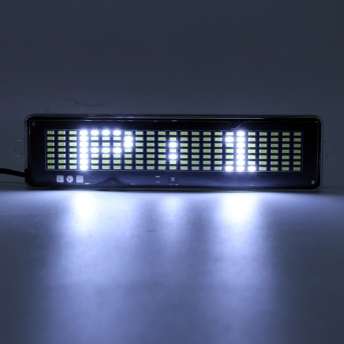 DC 12V voiture LED panneau de message de vitrine programmable panneau d'éclairage d'affichage à défilement avec télécommande (lumière blanche) SH76WL1841-010