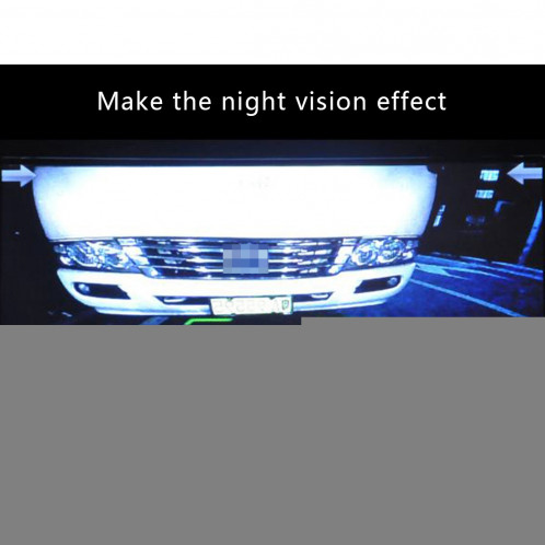 720 × 540 efficace Pixel PAL 50HZ / NTSC 60HZ CMOS II Caméra de recul étanche Vue arrière de la voiture avec 4 lampes LED pour la version 2011-2016 Nissan Sunny SH629N1919-08