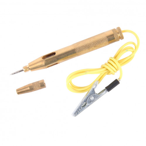 CNJB-85016 testeur de circuit de cuivre pur et stylo de détecteur de tension électrique avec pince crocodile 6-24V, longueur de fil: 60cm SC79631834-06