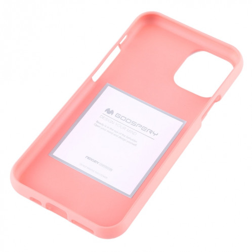 MERCURY GOOSPERY SOFE FEELING Housse TPU antichoc et anti-rayures pour iPhone 11 Pro Max (Rose) SG503C1616-04