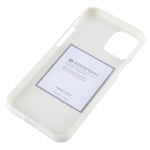 MERCURY GOOSPERY SOFE FEELING Housse TPU antichoc et anti-rayures pour iPhone 11 Pro Max (Blanc) SG503F1755-04
