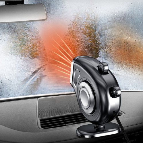 Dégivreur d'hiver de chauffage électrique de tableau de bord de voiture portable, tension: 12 V (rose) SH401B293-011